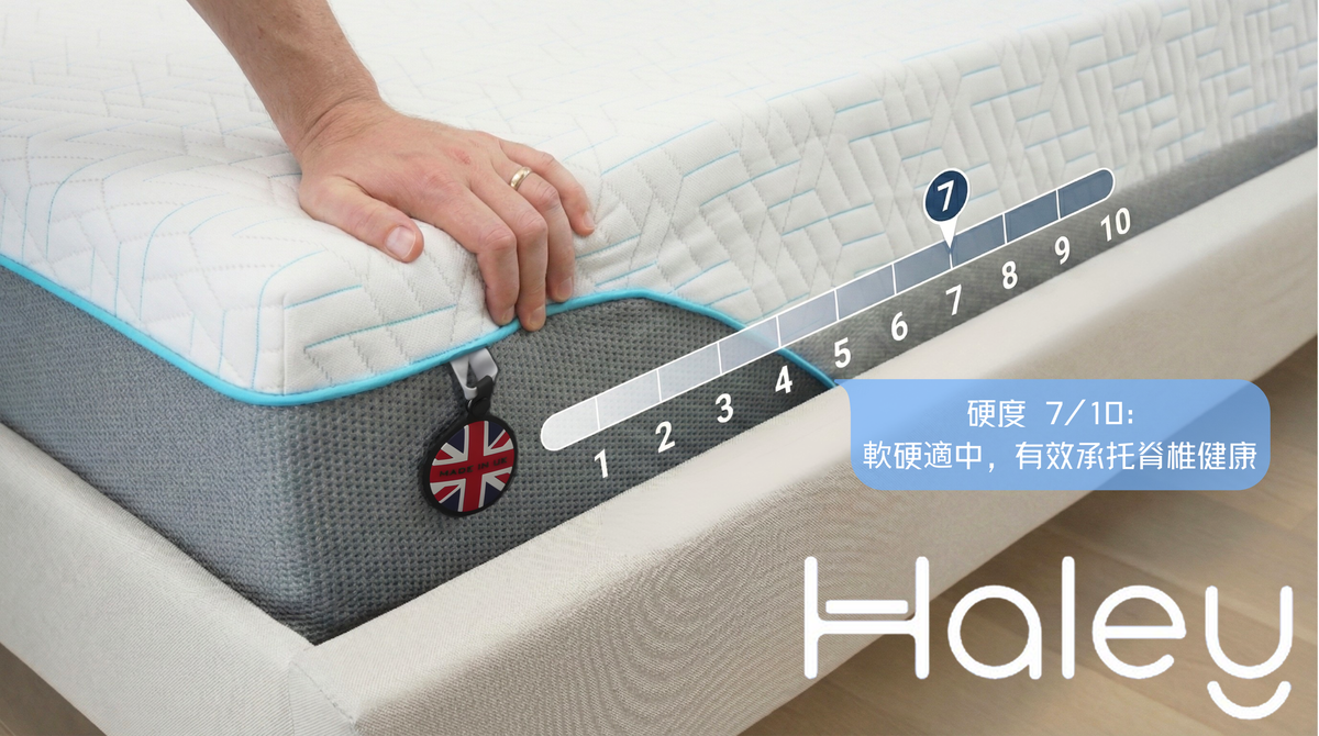 【100% 英國製造】英國 Haley Hybrid Mattress 床褥
