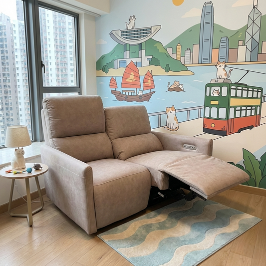 I307零靠牆六電動儲物梳化 |  空間大師：突破極限 114cm，